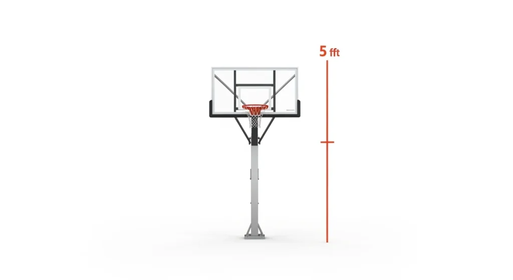 Basketball Hoop Height Plus 5 Feet
