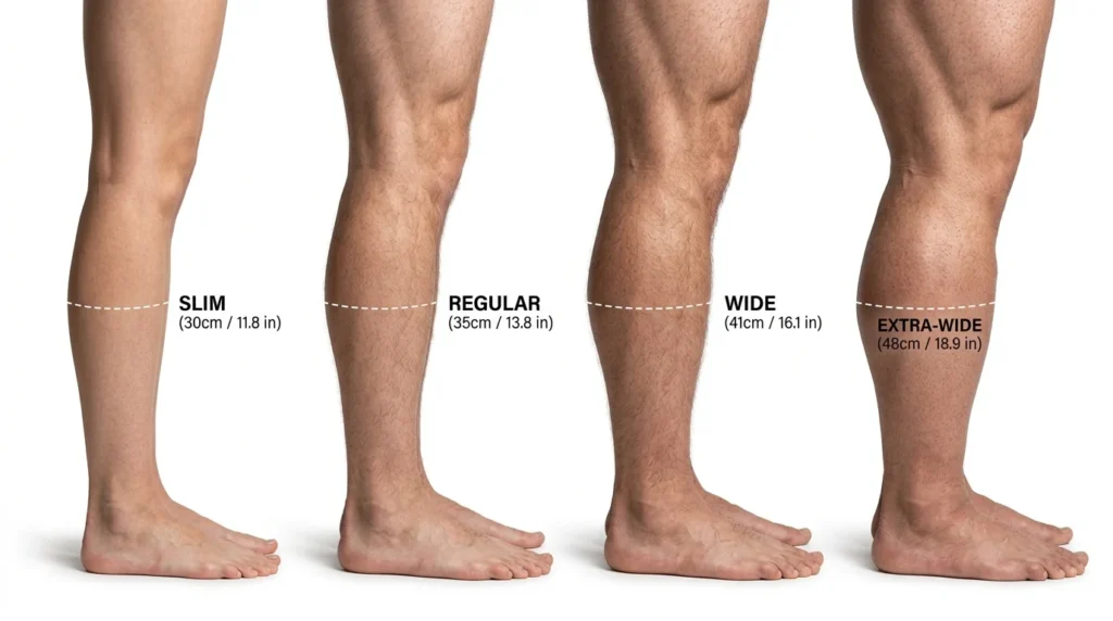 Calf Size Categories