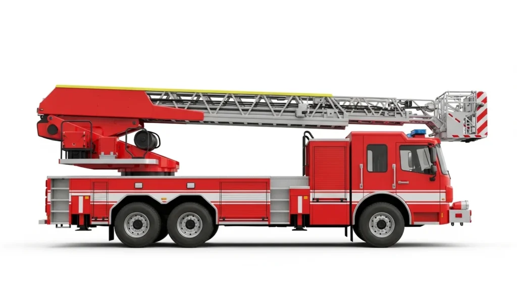 Fire Truck Ladder (Extended Partially)