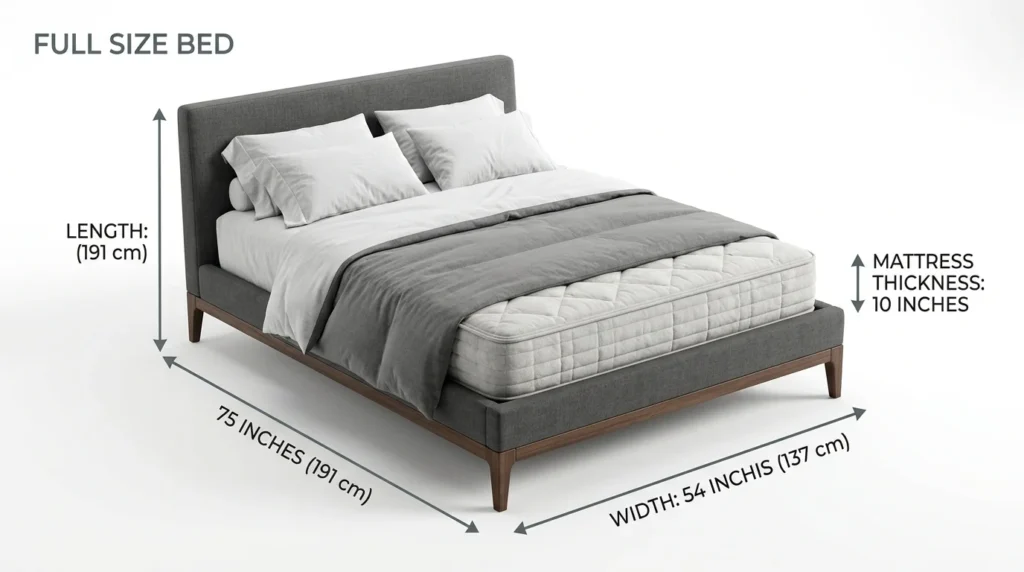 Full Size Bed Measurements