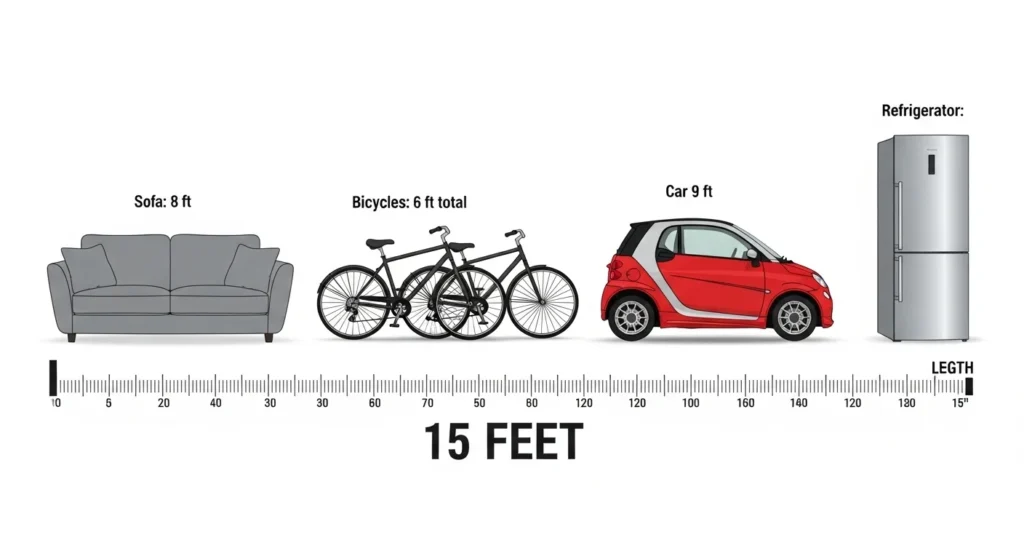 How Long Is 15 Feet