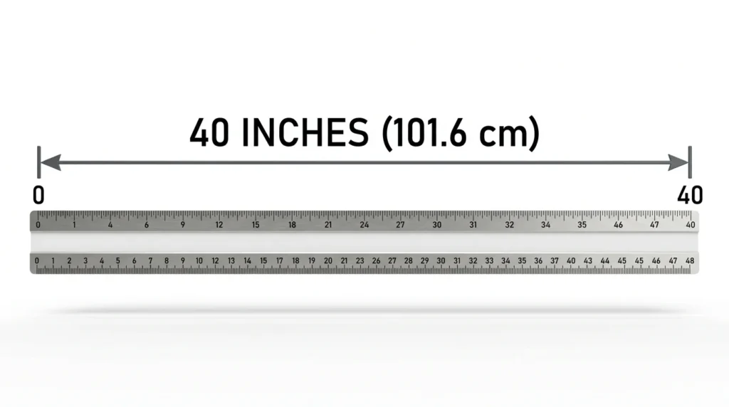How Long Is 40 Inches