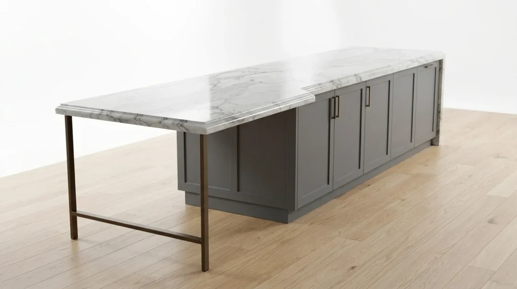 Kitchen Counter Height (Plus Overhang)
