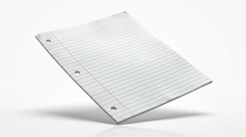 Standard Notebook Paper