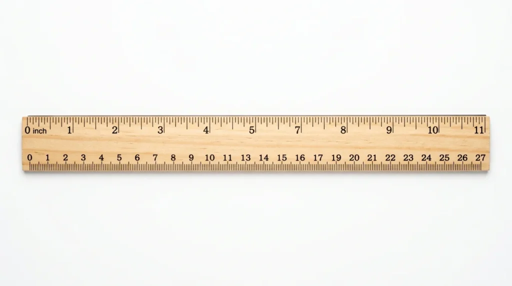 Standard Ruler (Minus One Inch)