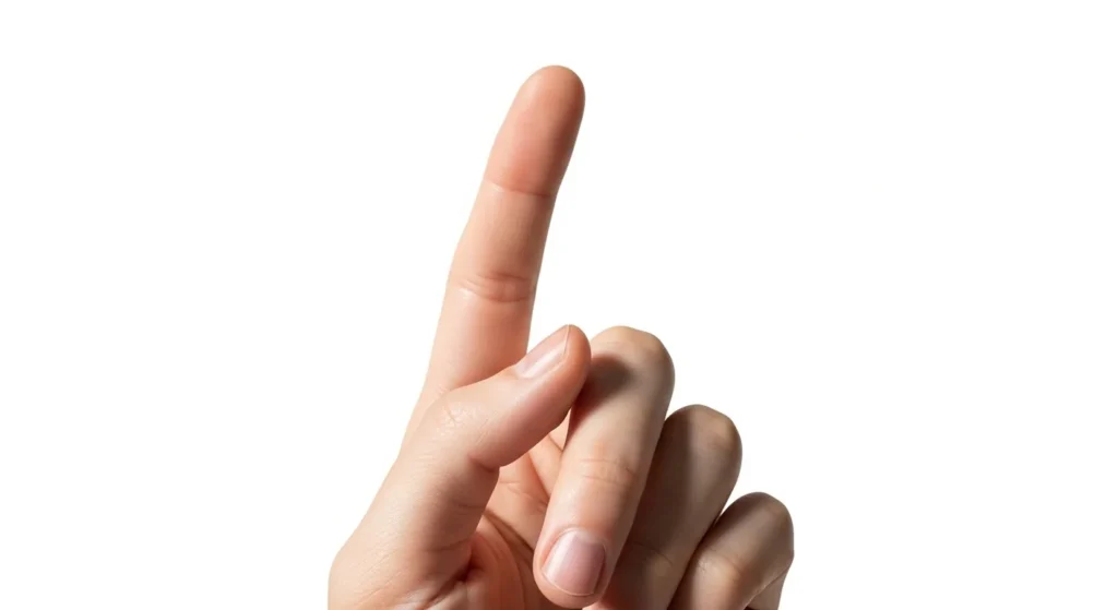 Top Section of Index Finger
