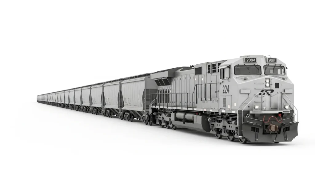 Train Engine Plus 10-12 Cars