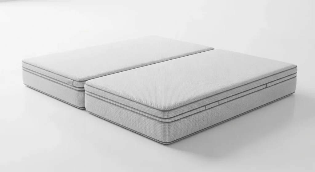 Two Twin Mattresses (End-to-End)