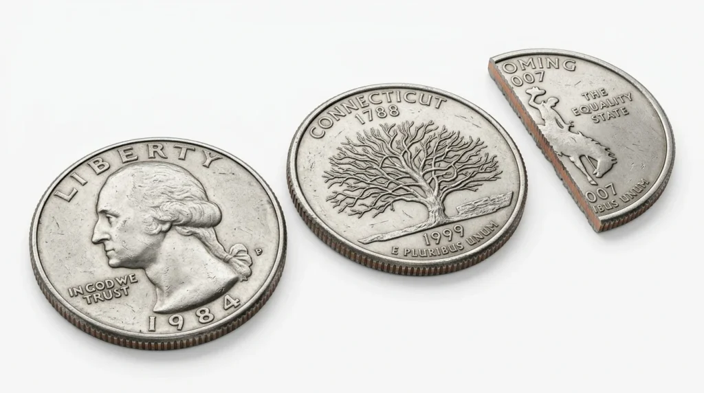 Two and a Half US Quarters