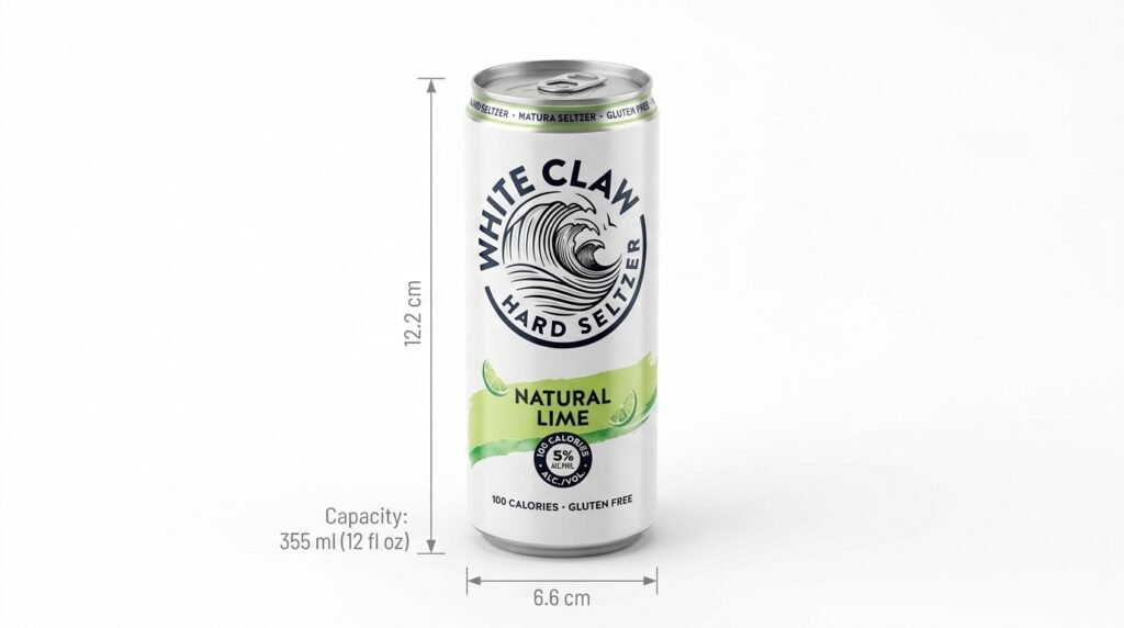 White Claw Can Height