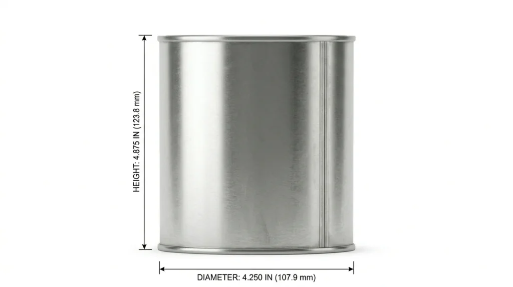 1 Quart Paint Can Dimensions
