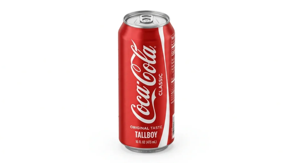 16 oz Tallboy Coke Can