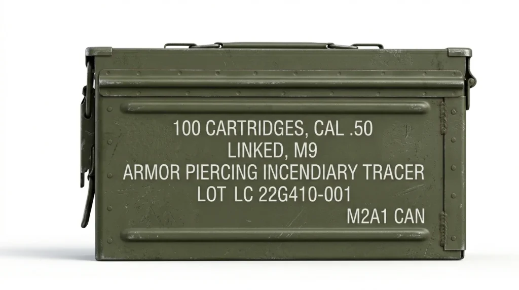 50 Cal Ammo Can Dimensions
