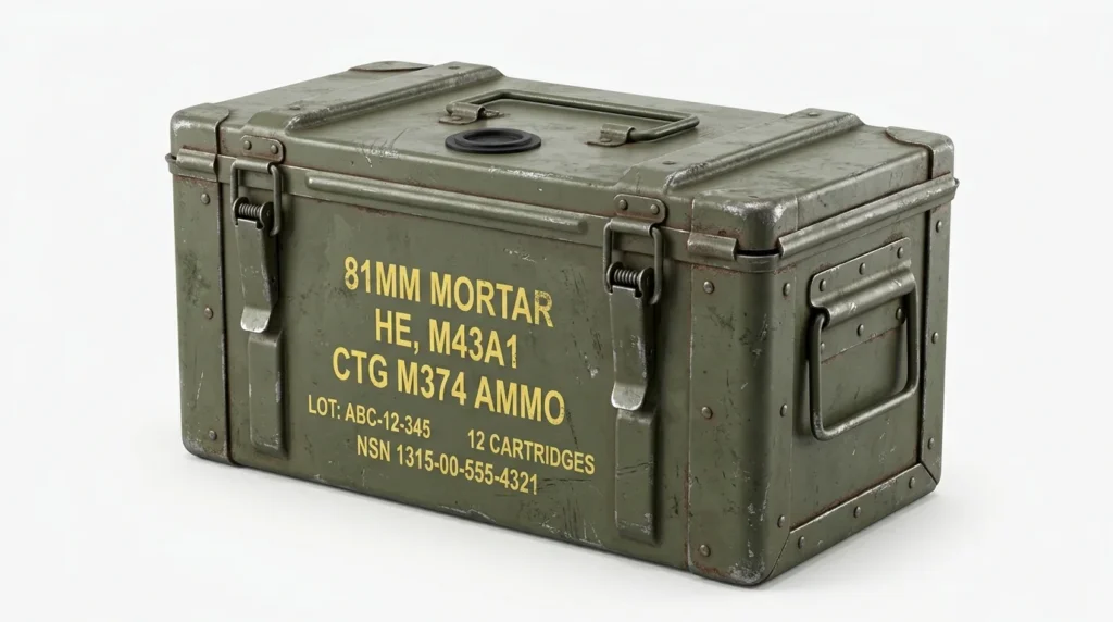 81mm Mortar Ammo Can Dimensions