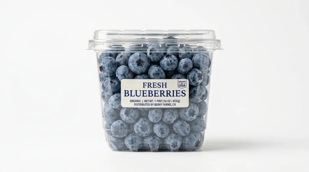 A Pint of Fresh Blueberries
