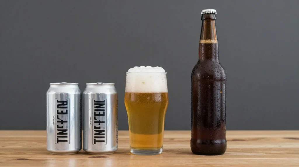 Beer Can Size vs. Bottle Size
