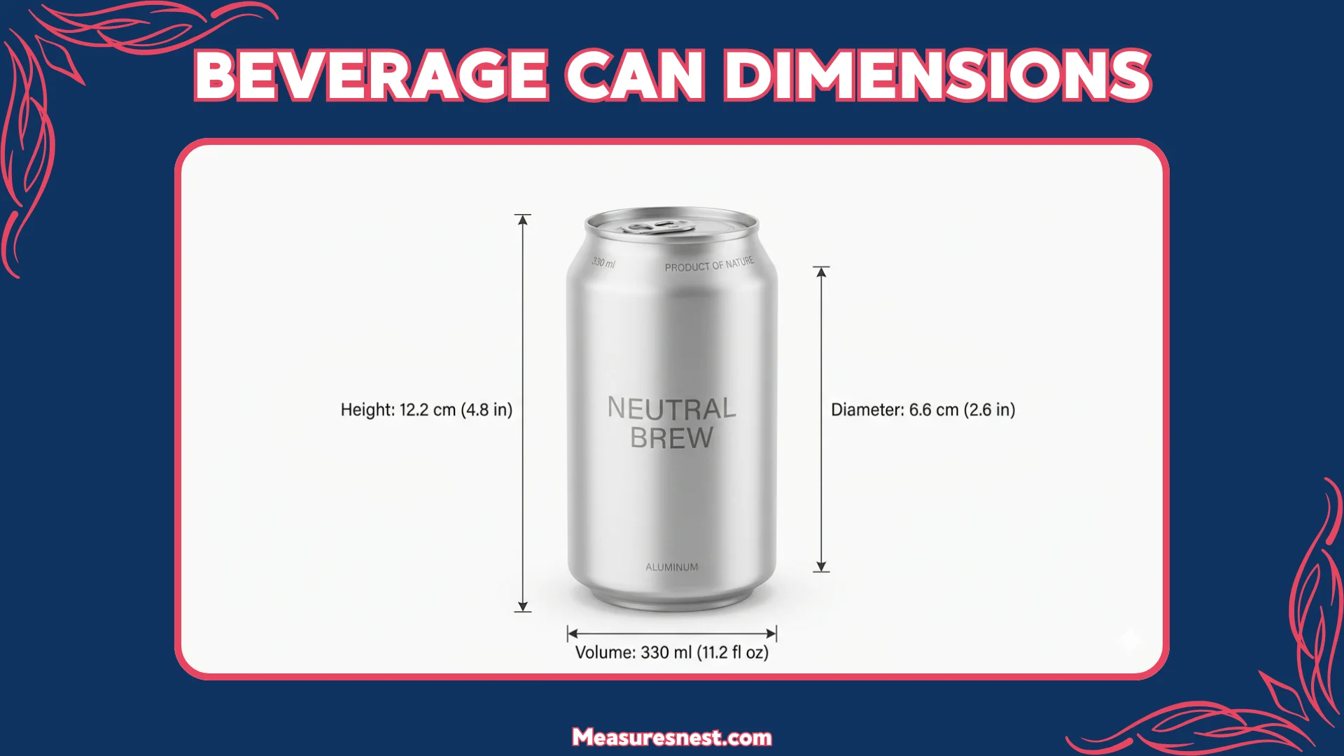 Beverage Can Dimensions