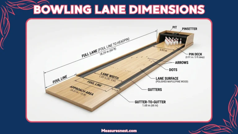 Bowling Lane Dimensions