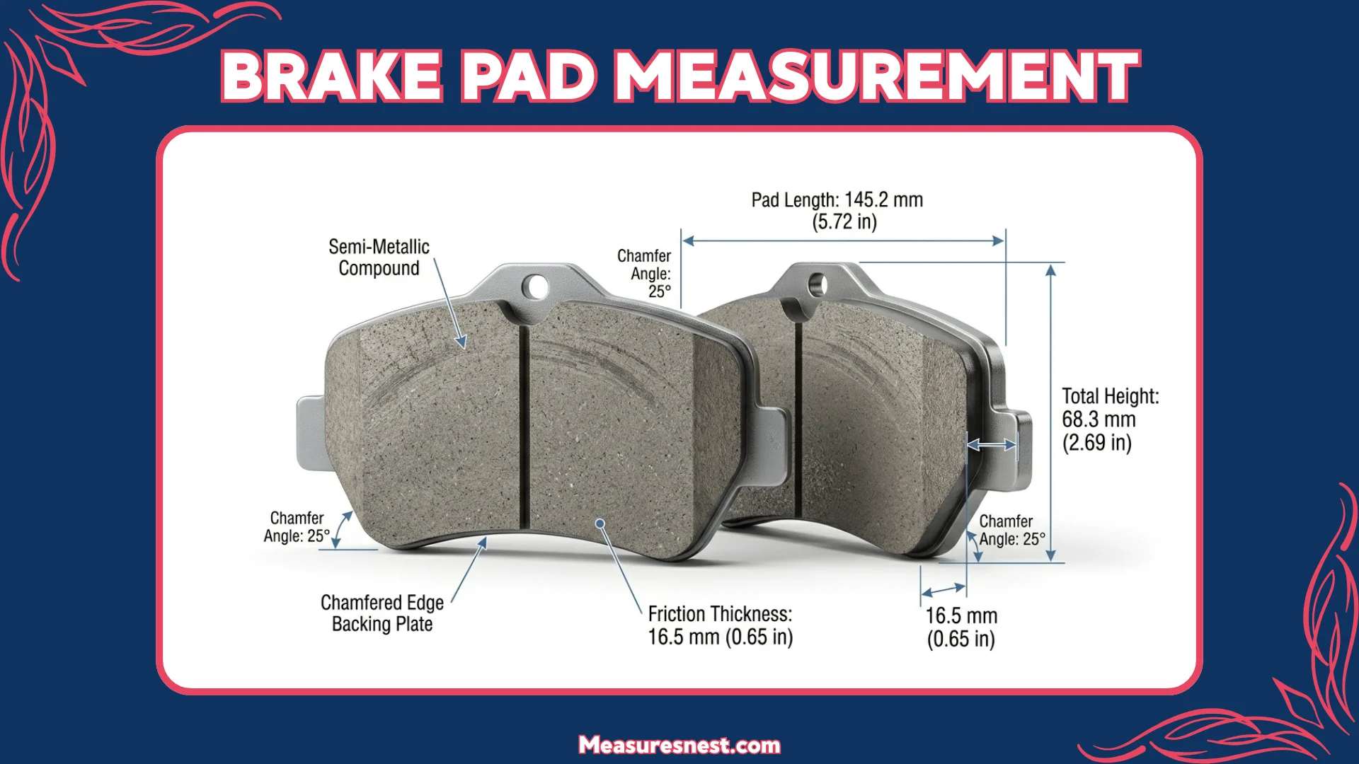 Brake Pad Measurement