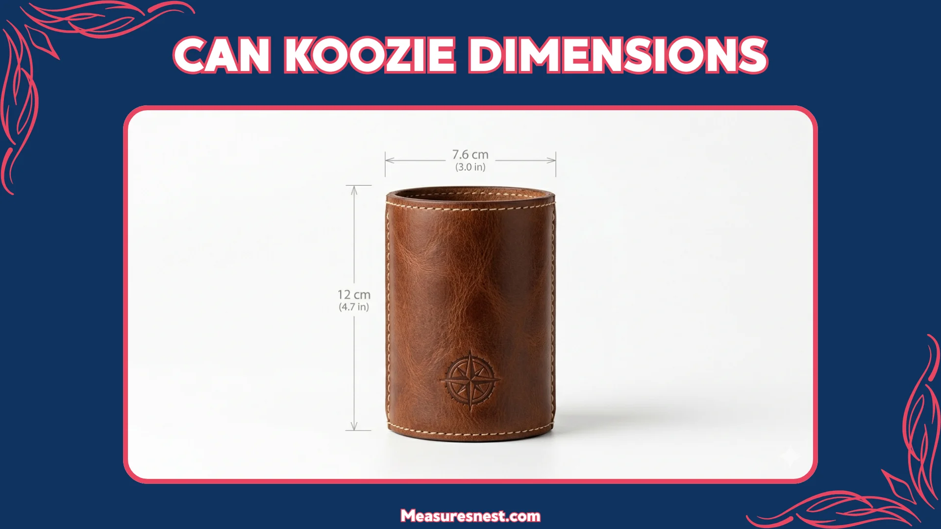 Can Koozie Dimensions