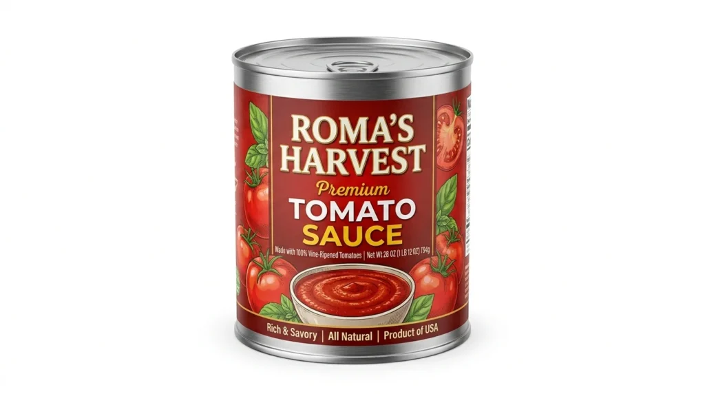 Can of Tomato Sauce