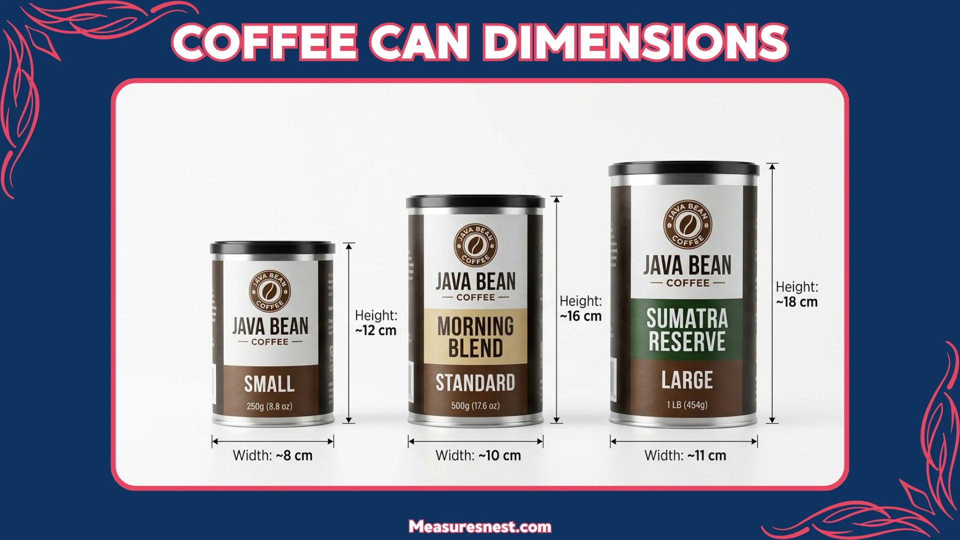 Coffee Can Dimensions