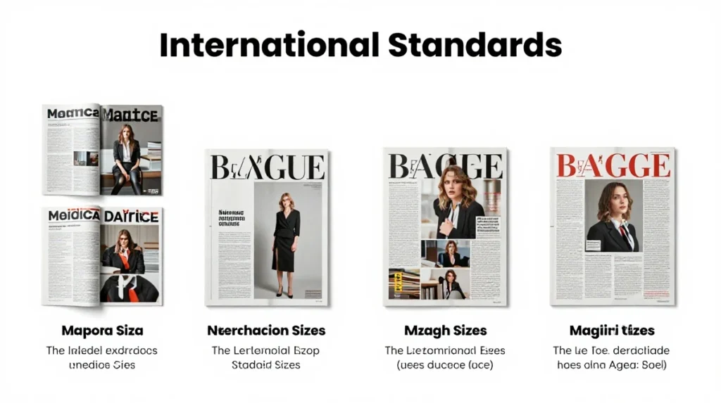 Comparing Magazine Sizes to International Standards