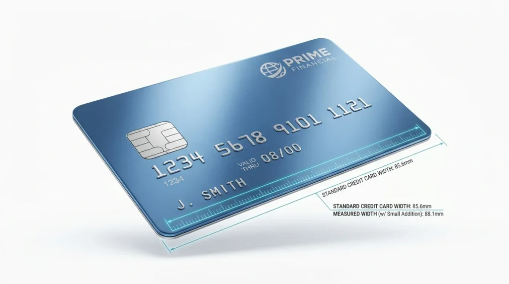 Credit Card Width (Plus Small Addition)