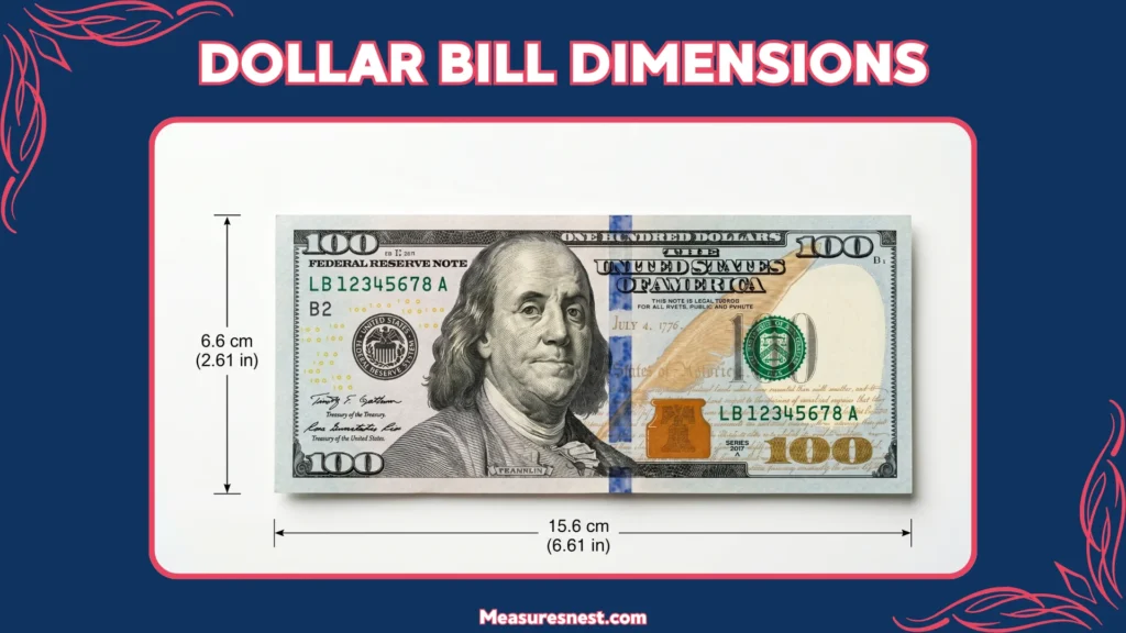 Dollar Bill Dimensions