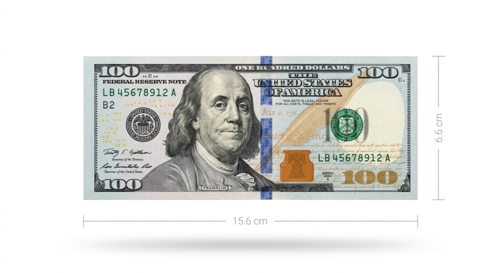 Dollar Bill Sizes