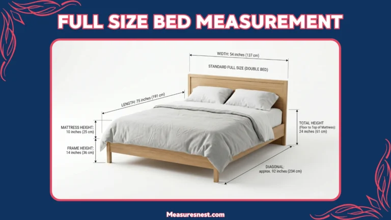Full Size Bed Measurement