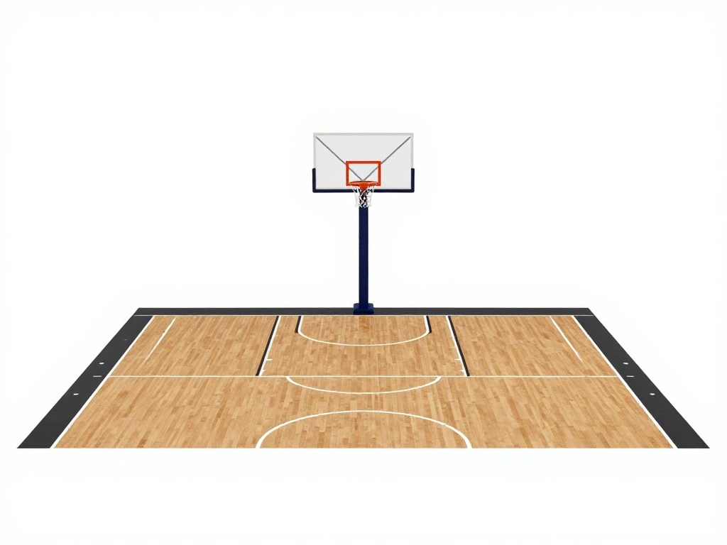 Half a Basketball Court