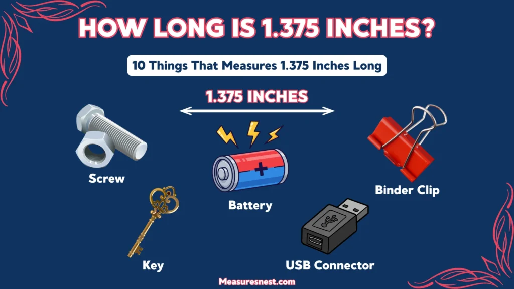 How Long Is 1.375 Inches