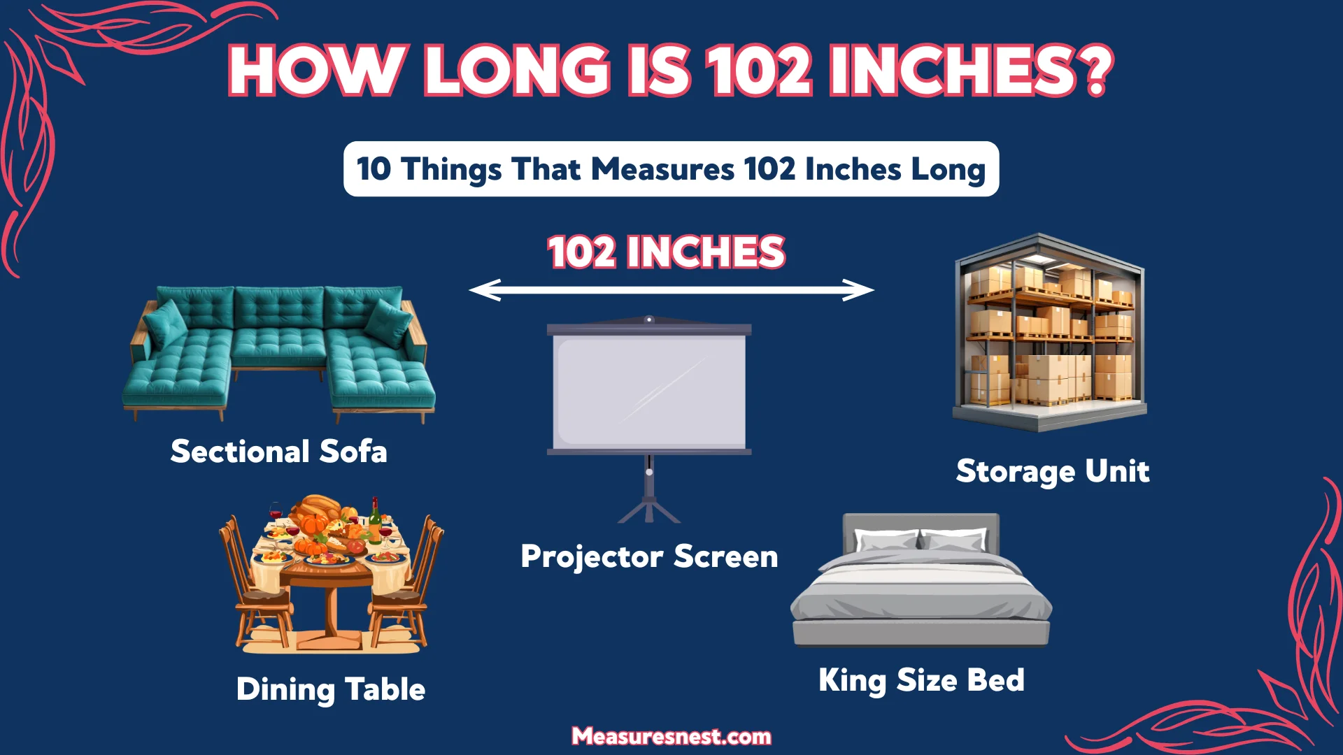 How Long Is 102 Inches