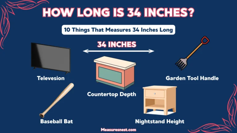 How Long Is 34 Inches