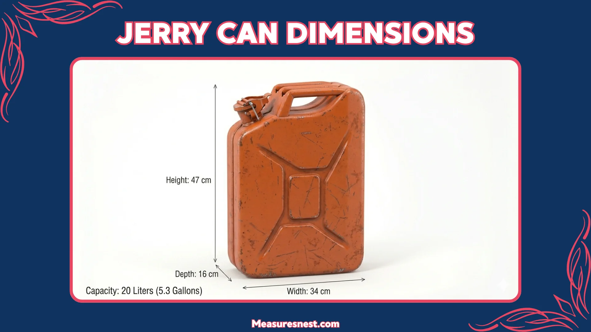 Jerry Can Dimensions