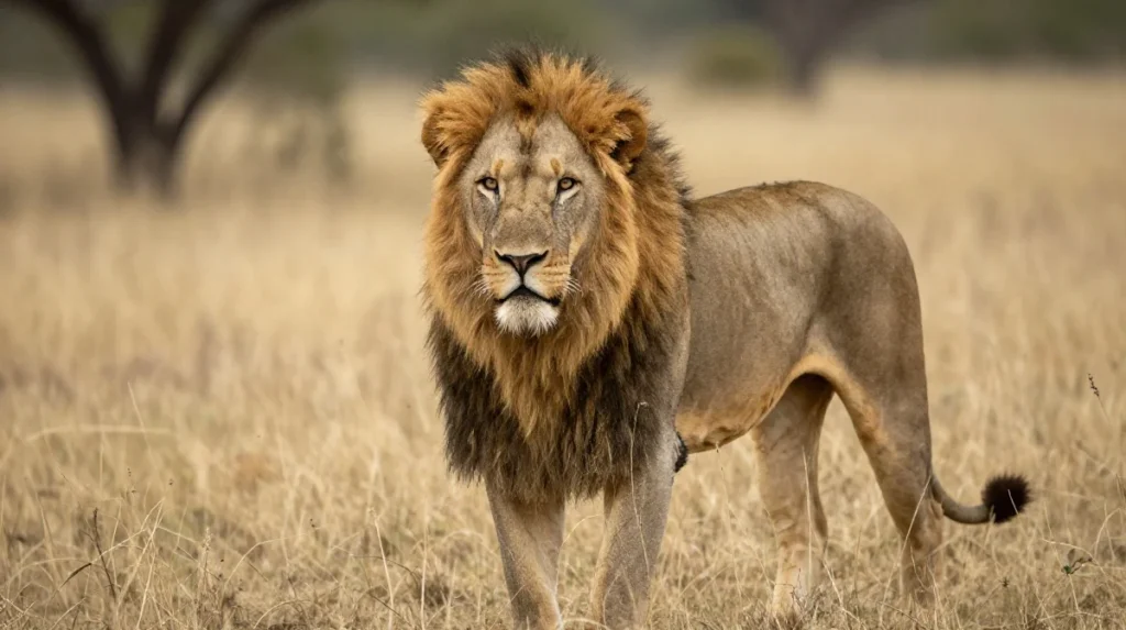 Large Adult Male Lion
