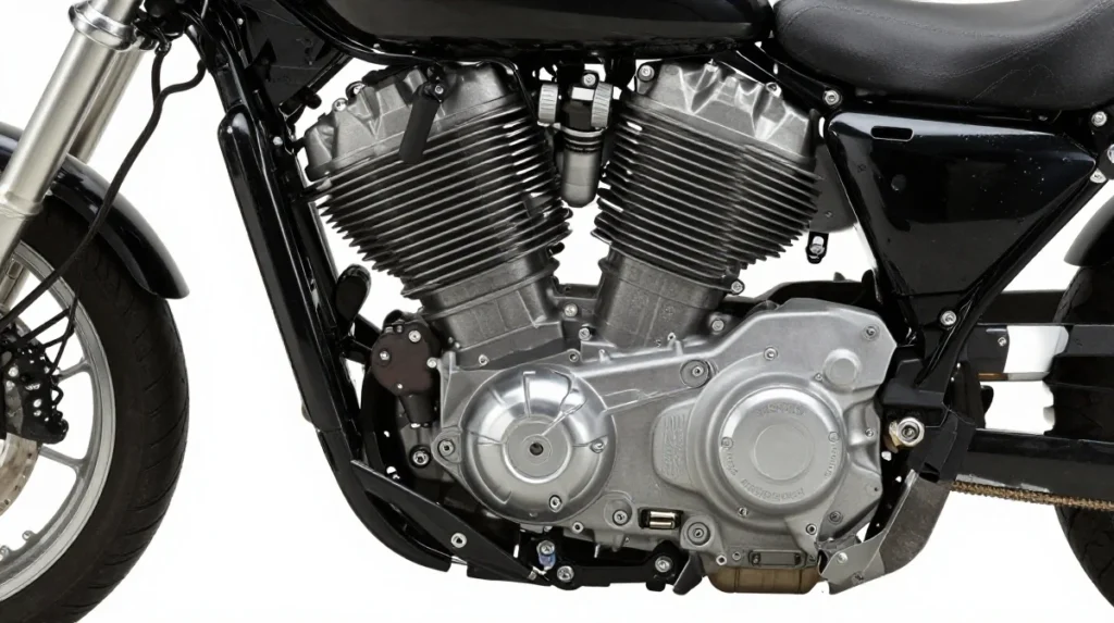 Large Motorcycle Engine