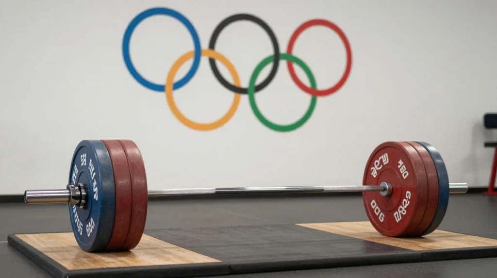 Loaded Olympic Barbell