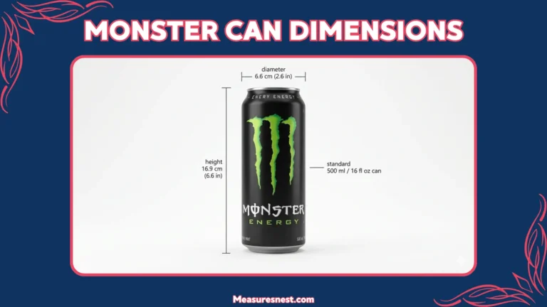 Monster Can Dimensions