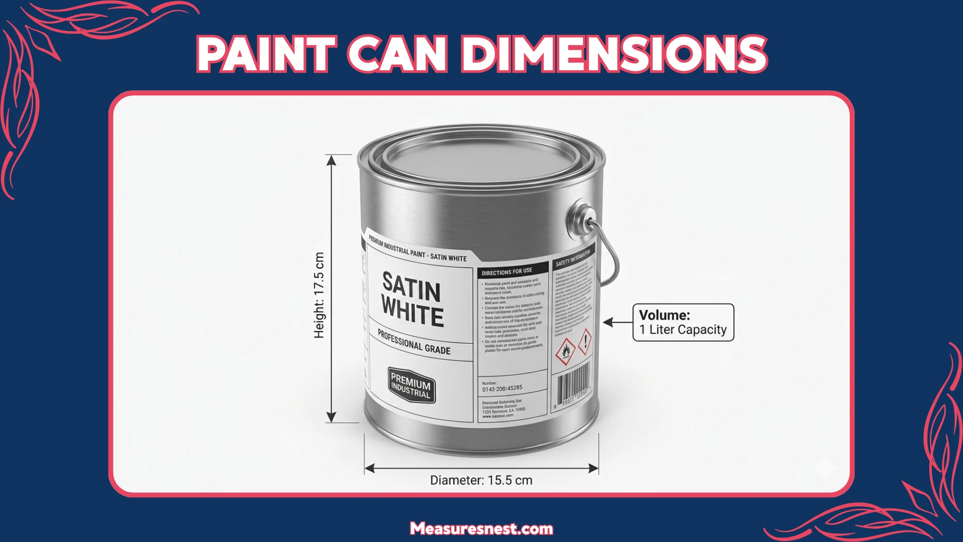 Paint Can Dimensions