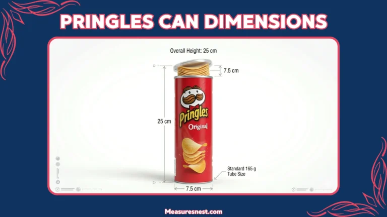 Pringles Can Dimensions