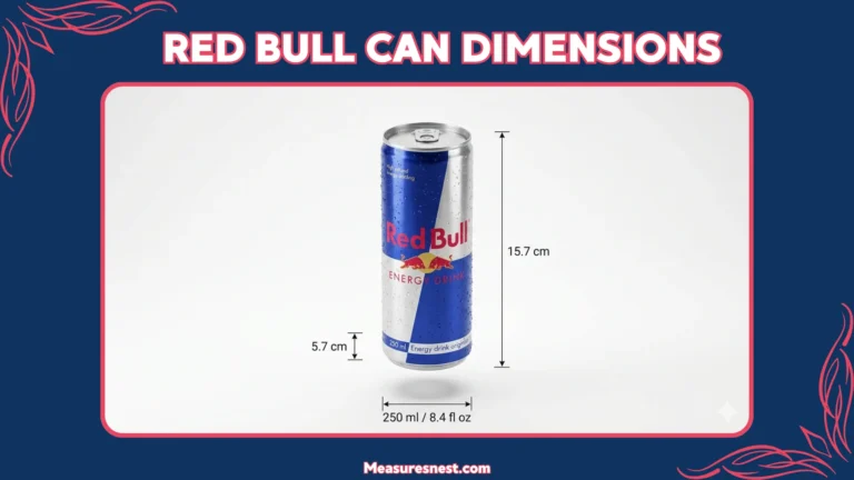 Red Bull Can Dimensions