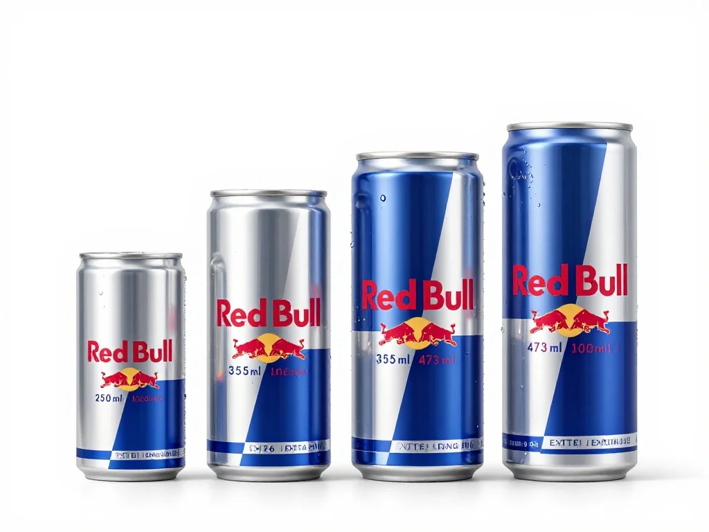 Red Bull Can Sizes in 2026