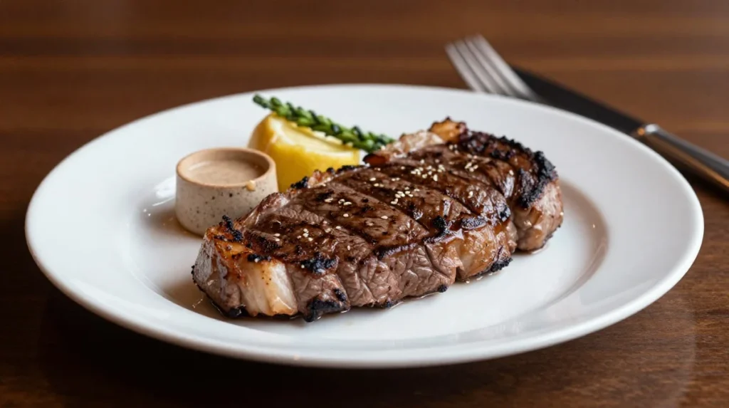 Restaurant Steak Portion