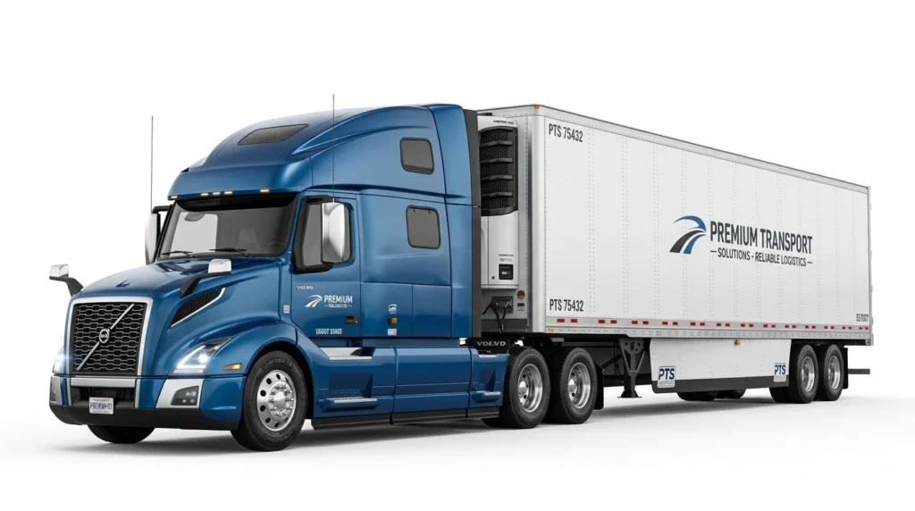 Semi-Truck with Trailer