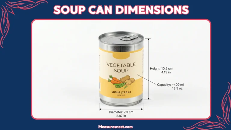 Soup Can Dimensions