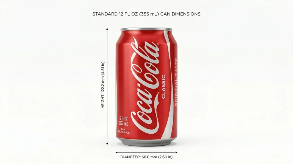 Standard 12 oz Coke Can