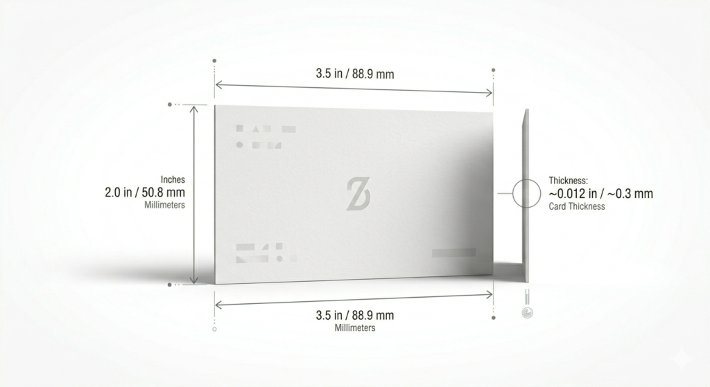 Standard Business Card (Length)