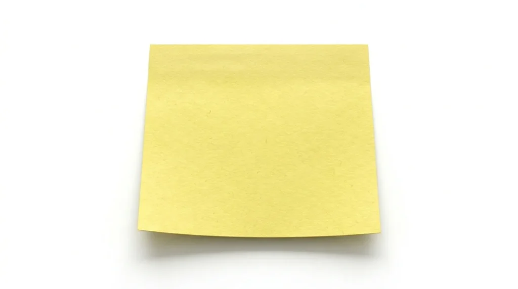 Standard Post-It Note (Width)